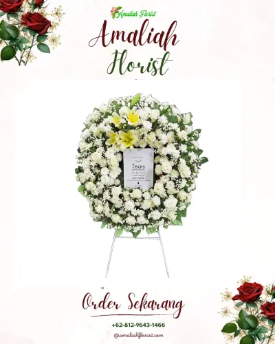 Krans Bunga Duka Cita di Tambakserang
